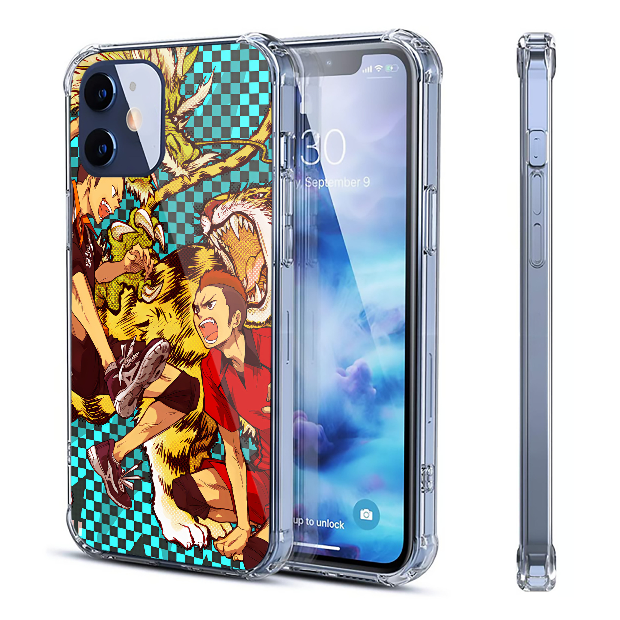 （画像用） ハイキュー!! Haikyu!! 【iPhone 12シリーズ対応】透明スマホケース（クリアソフトケース）